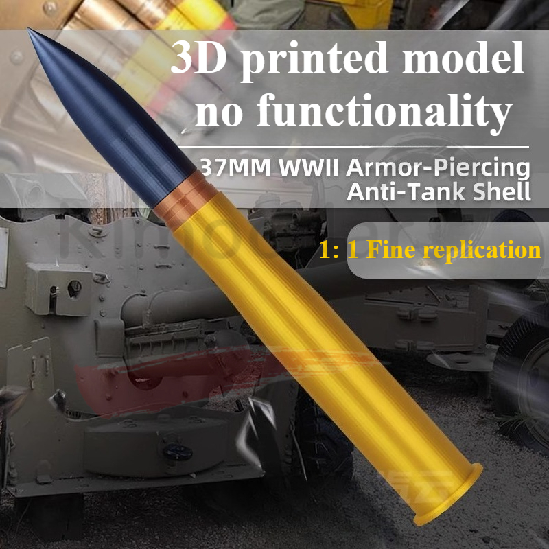 Power Tools World - 3D-printen Tweede Wereldoorlog 37 mm model