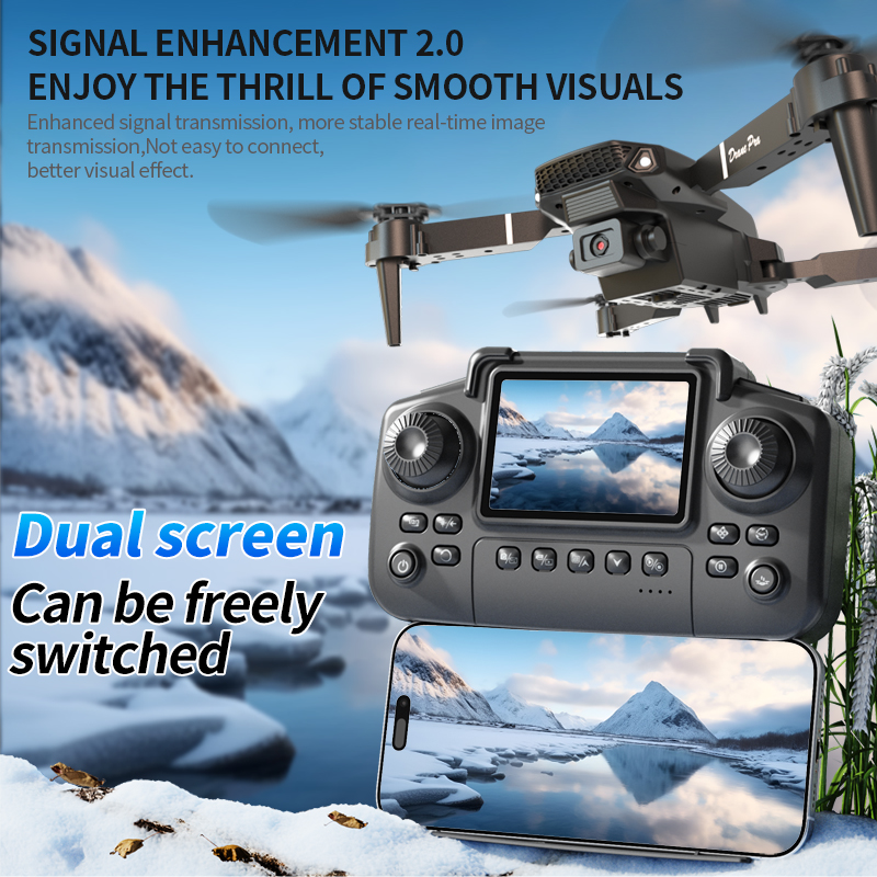Power Tools World - E88 Pro Opvouwbare Drone Dubbele HD