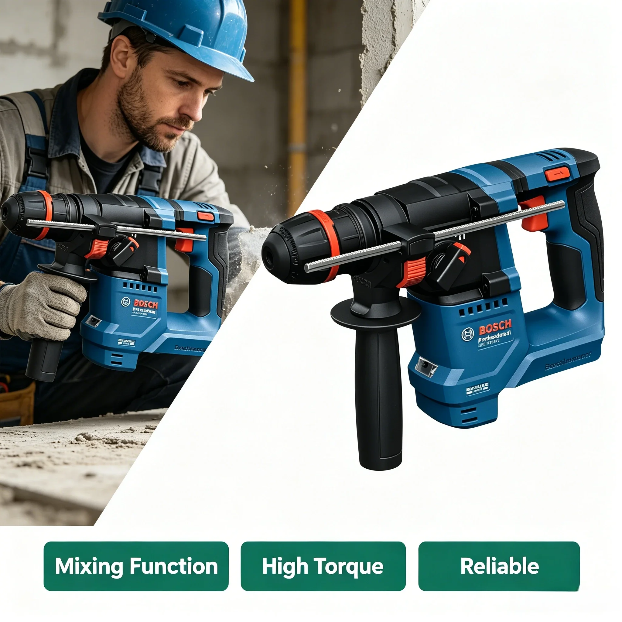 BOSCH GBH 18V-18X 18V draadloz - Power Tools Professional recensie en prijs
