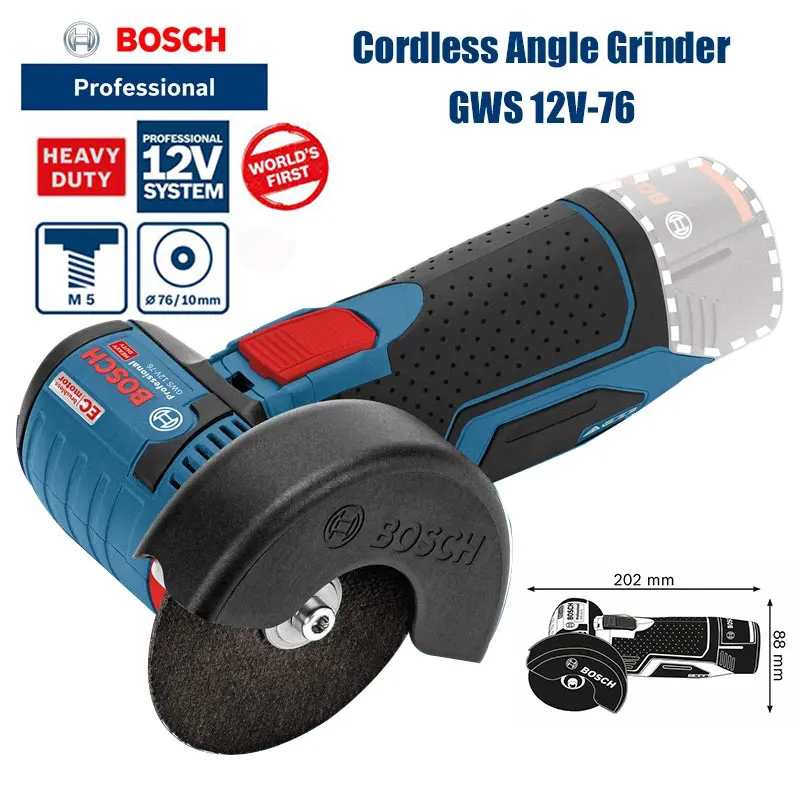 Bosch GWS 12V-76 Professional  - Power Tools Professional recensie en prijs